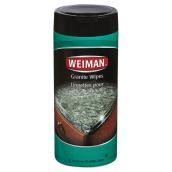 Lingettes nettoyantes pour le granite, 30/pqt
