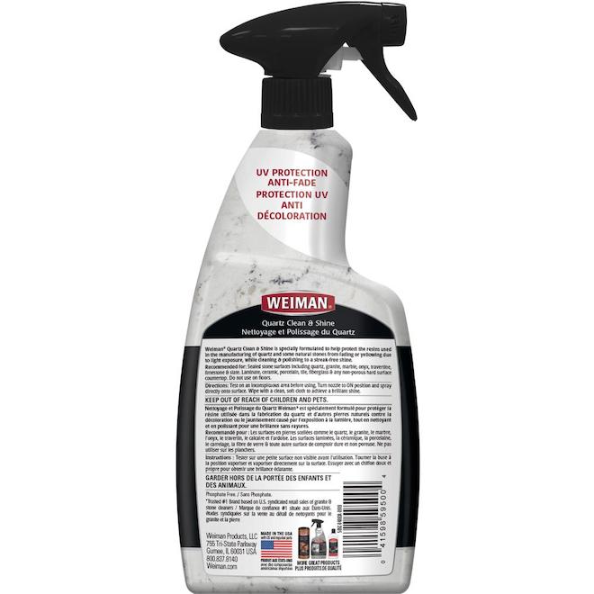 Weiman 710 ml Quartz Clean and Shine Countertop Cleaner