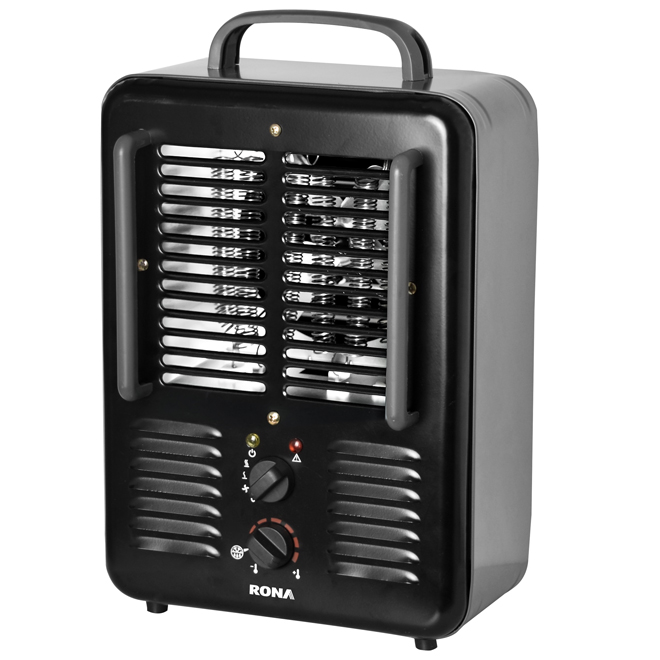 RONA Compact Heater Metal 1500 W Black