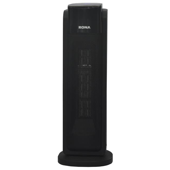 RONA 23-in Black Digital Heater for Up to 200 ft²