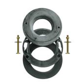 Waterline Closet Flange Extension Toilet Seal Kit - Brass Screws - 3/4-in dia Rubber Gasket