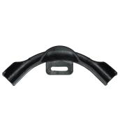 Waterline Black Plastic Support Bend with Tab of Pex Pipe 1/2-in