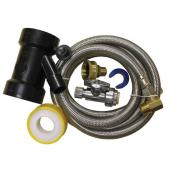 60-in L. Dishwasher Installation/ Hook-Up Kit for Pipe - For Copper, CPVC and PEX