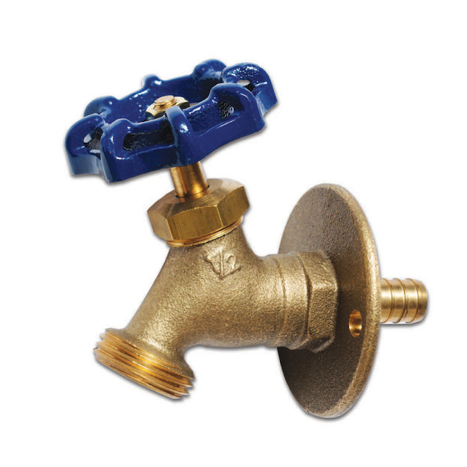 Waterline 1/2-in x 3/4-in Brass Sill Cock Valve