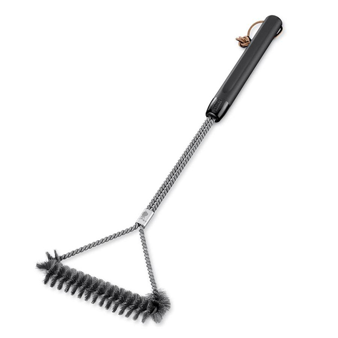 Weber 21-inch Stainless Steel Three-Sided Grill Brush