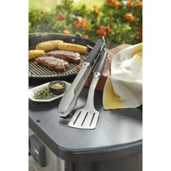Ustensile barbecue WEBER pince et spatule