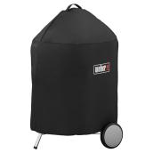 Weber Master-Touch 25 x 35-in Black Polyester Charcoal Grill Cover with Storage Bag
