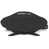 Weber Q2000 18.9 x 12.6-in Black Polyester Grill Cover