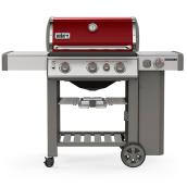 Propane Gas BBQ - Genesis E-330 - 60,000 BTU - Crimson