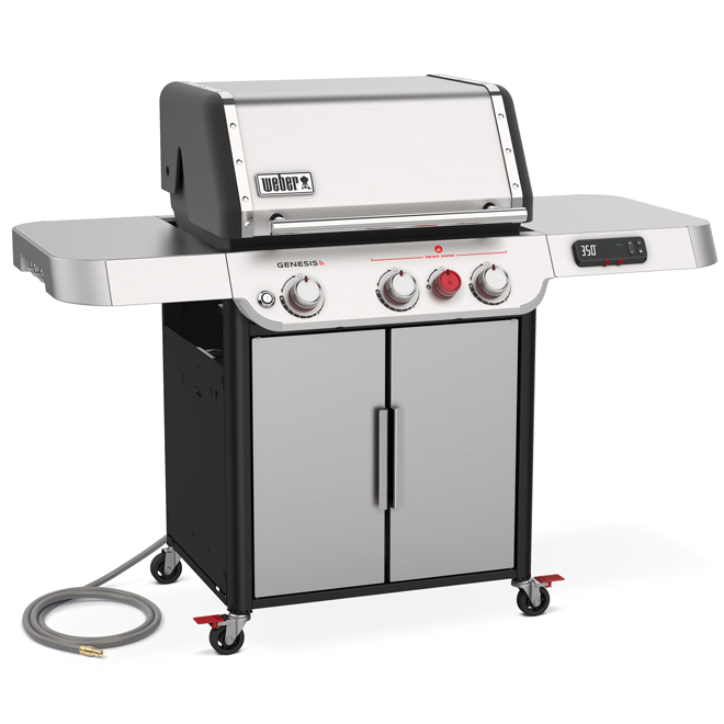 Genesis SX-325 Weber Natural Gas BBQ 39000 BTU 3 Burners Stainless Steel