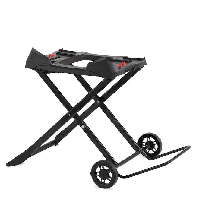 Weber Q Black Steel Portable Cart for Weber Portable Grills