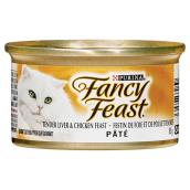Nourriture humide pour chat Fancy Feast, 85 g , foie et poulet