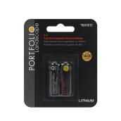 Portfolio Replacement Solar Rechargeable LFP Batteries - 2-Pack