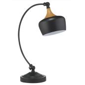 Lampe de table en métal, URBANIA, 60 W, noir