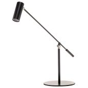 Lampe de bureau, bras ajustable, DEL de 6 W, noir