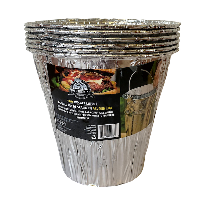 Pit Boss 6-Pack 7-in x 6.4-in Disposable Aluminum Foil Drip Cup