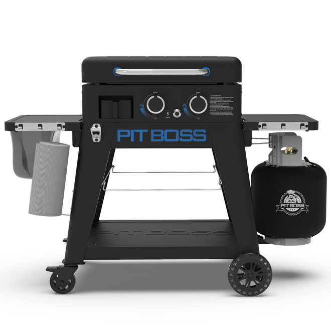 Pitboss 2-Burner Ultimate Lift Off Griddle 421-in² Steel Propane Griddle - Black