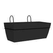 Balcony Planter Capri with Hanger - Anthracite - 20''