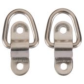 Ancrage pivotant en acier inoxydable, 1200 lb, paquet de 2