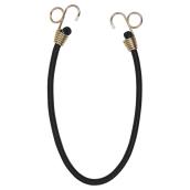 Corde élastique avec boucle de tirage, 1/2'' x 36'', noir