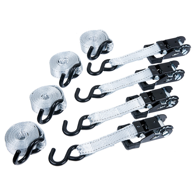 Auto-Locking Tie-Downs - 6' - 4-Pack