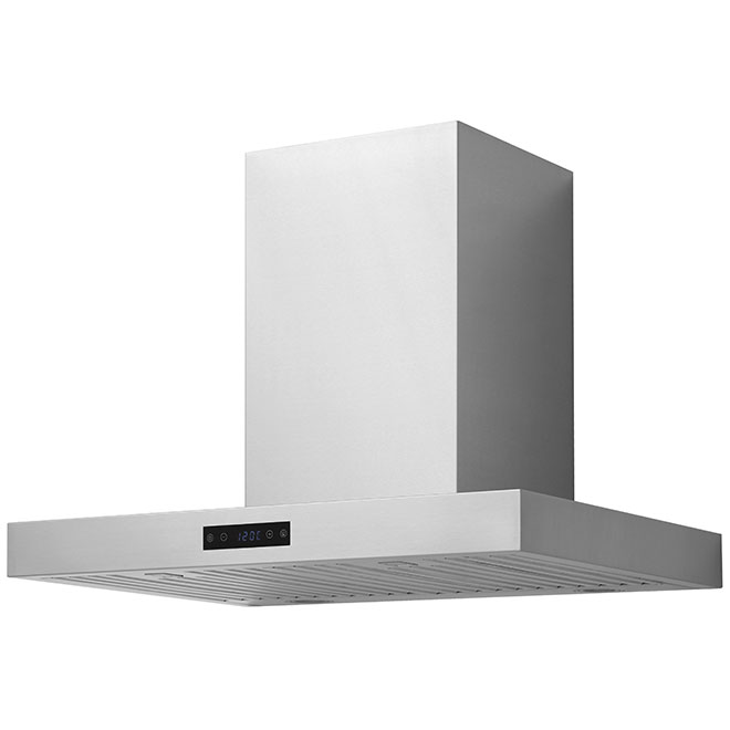 Mistral 30-In 600 PCM Wall Mount Ducted Chimney Range Hood Stainless Steel