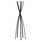 Porte-manteaux de style contemporain, noir satiné