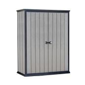 Keter High-Store 4.7-ft x 2.5-ft Grey Resin Garden Shed