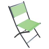Chaise de patio pliante, verte