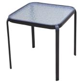 Table d'appoint pour patio, grise, 18 po
