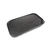 Nonstick Barbecue Griddle - 10.75 in x 19 in - Black