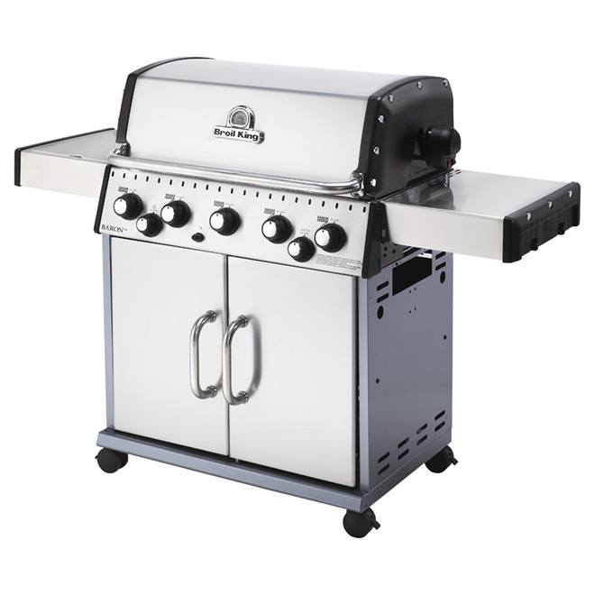 Propane Gas BBQ - 805 sq in - 75,000 BTU - Stainless Steel