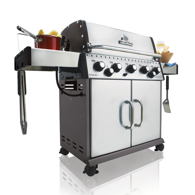 Propane Gas BBQ - 805 sq in - 75,000 BTU - Stainless Steel