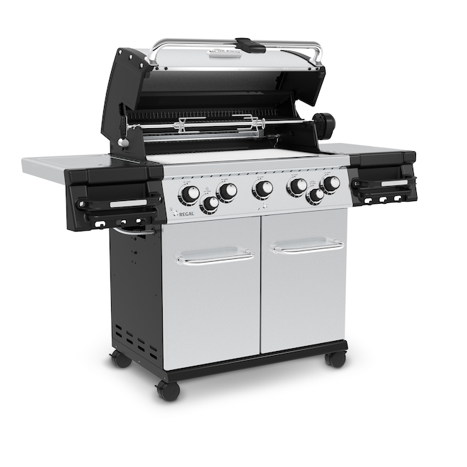 Broil King Regal S590 Pro 80,000-BTU 625 sq in Stainless Steel Natural Gas BBQ with 5 Burners