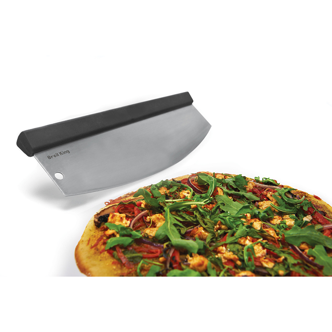 Coupe pizza Pozello en acier et hêtre