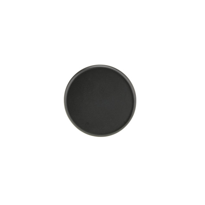 Bouton d'armoire rond Richelieu noir mat