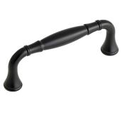 Richelieu Arched Pull Handle - 4.4-in - Traditional - Matte Black