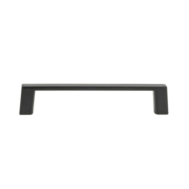 Richelieu 4-in Contemporary Matte Black Cabinet Pull