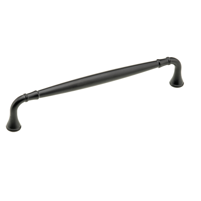 Richelieu Arched Pull Handle - 8.19-in - Traditional - Matte Black