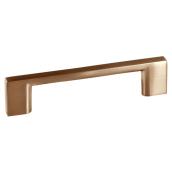 Richelieu Contemporary Metal Pull Handle - 113-mm - Champagne Bronze