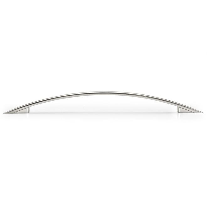 Richelieu 7-9/16-in Contemporary Brushed Nickel Cabinet Pull