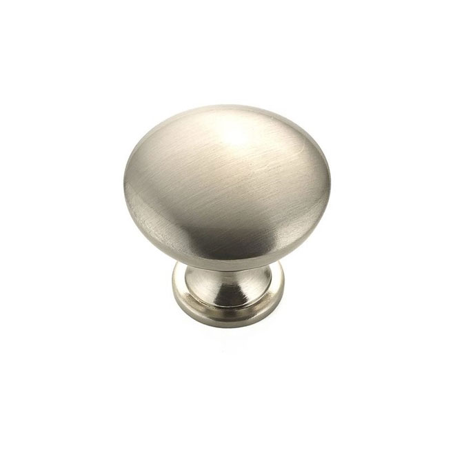 Richelieu Contemporary Metal Knob - 28-mm - Brushed Nickel - 25-Pack