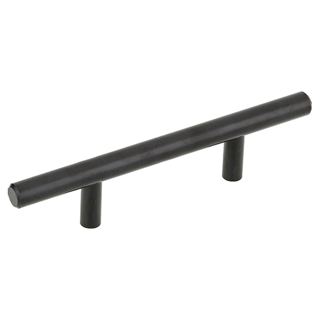 Traditional Cabinet Pull Bar, Stainless Steel, 2-pk