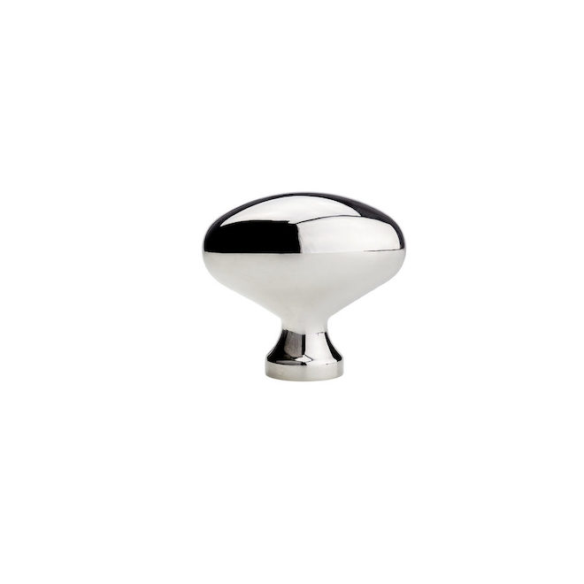 Richelieu Oval Cabinet Knob (Polished Nickel)