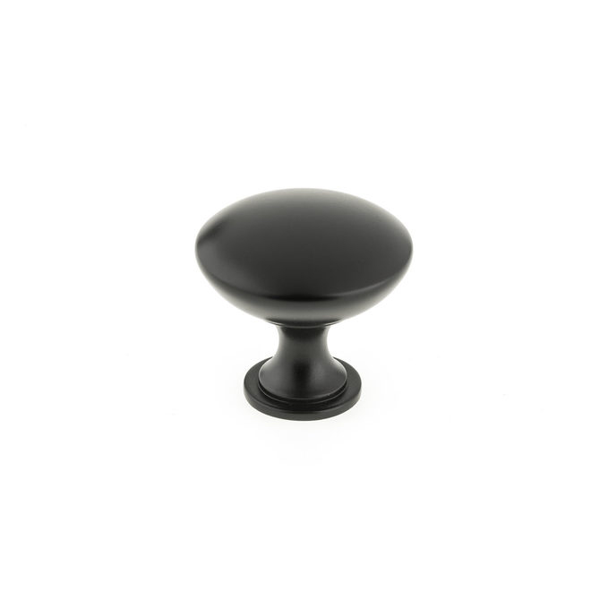 Richelieu Mushroom Cabinet Knob (Matte Black)