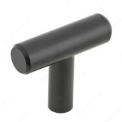 Richelieu Contemporary Steel Knob - 40-mm - Matte Black