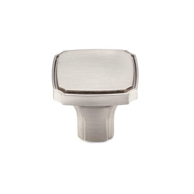 Richelieu Square Cabinet Knob (Brushed Nickel)