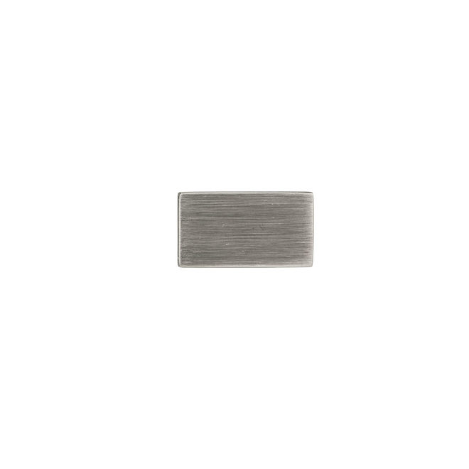 Bouton d'armoire rectangulaire Richelieu (nickel antique)