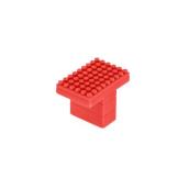 Richelieu Rectangular Cabinet Knob (Red)