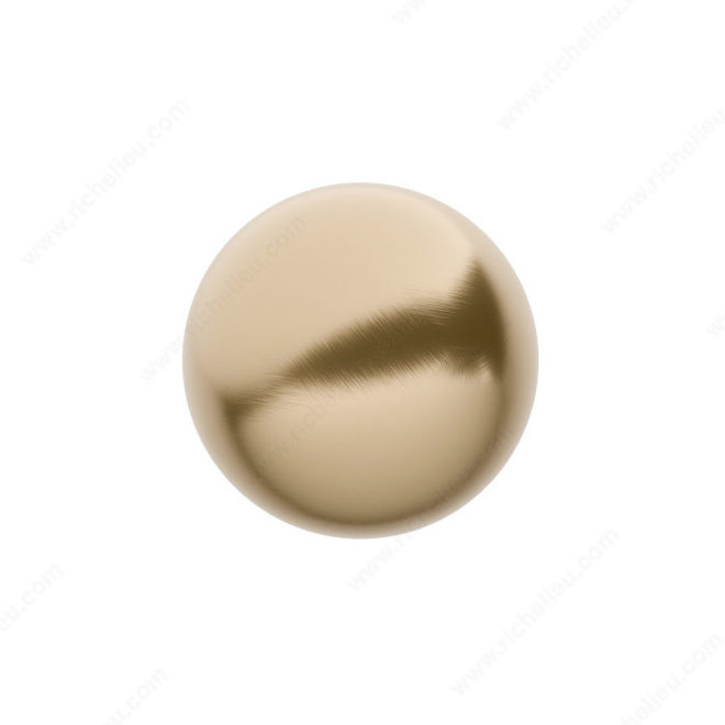 Richelieu Round Cabinet Knob (Champagne Bronze)